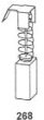 diagram_268 Koolborstel-diagram 268 - Koolborstels met Gratis Wereldwijde Levering uit Voorraad