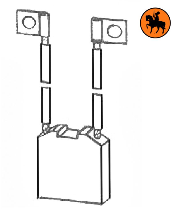 Diagram Koolborstels voor vorkheftrucks - Koolborstels met Gratis Wereldwijde Levering uit Voorraad