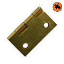 Borsani Profielscharnier - Messing Geborsteld 25x25mm